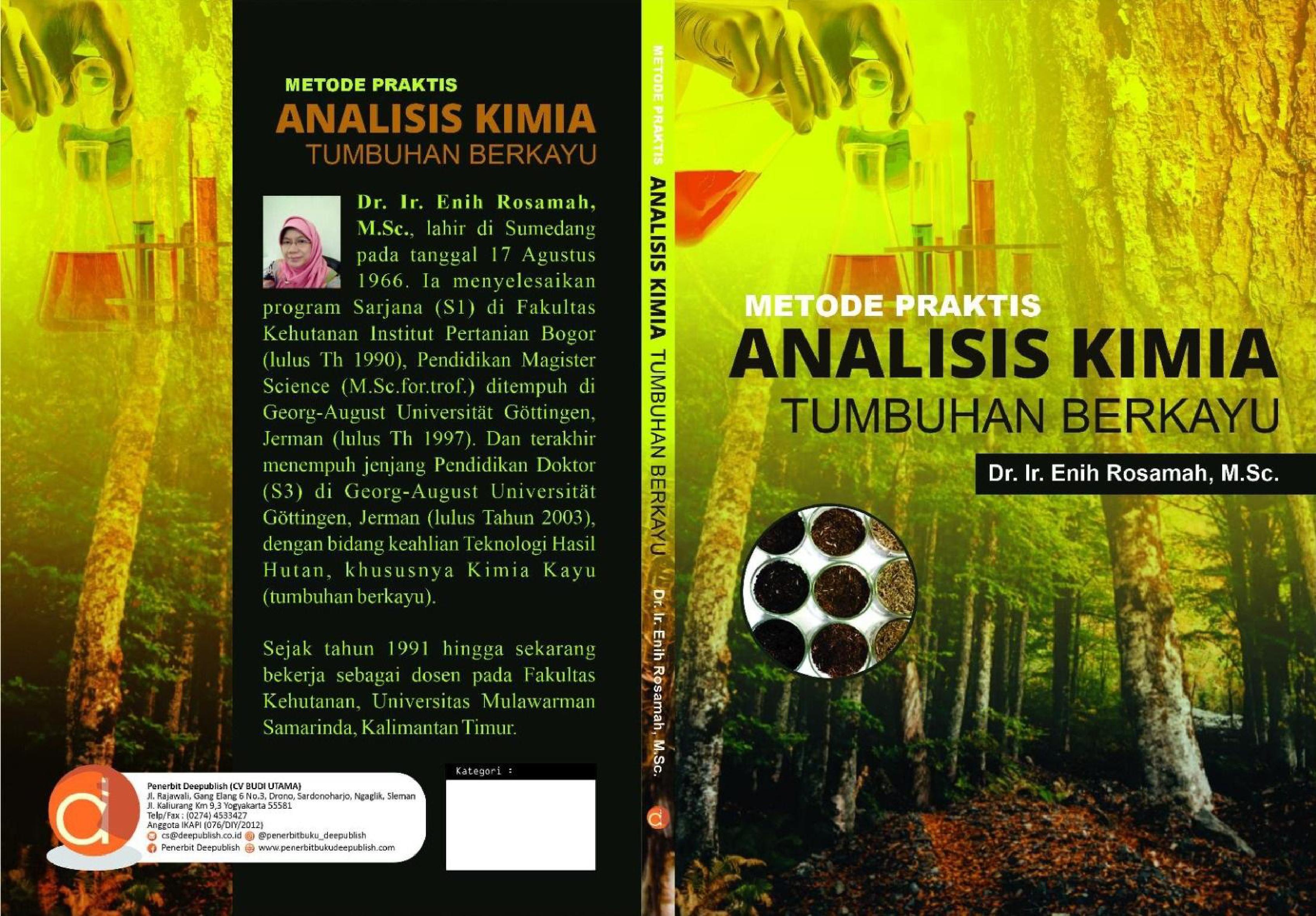 METODE PRAKTIS ANALISIS KIMIA TUMBUHAN BERKAYU